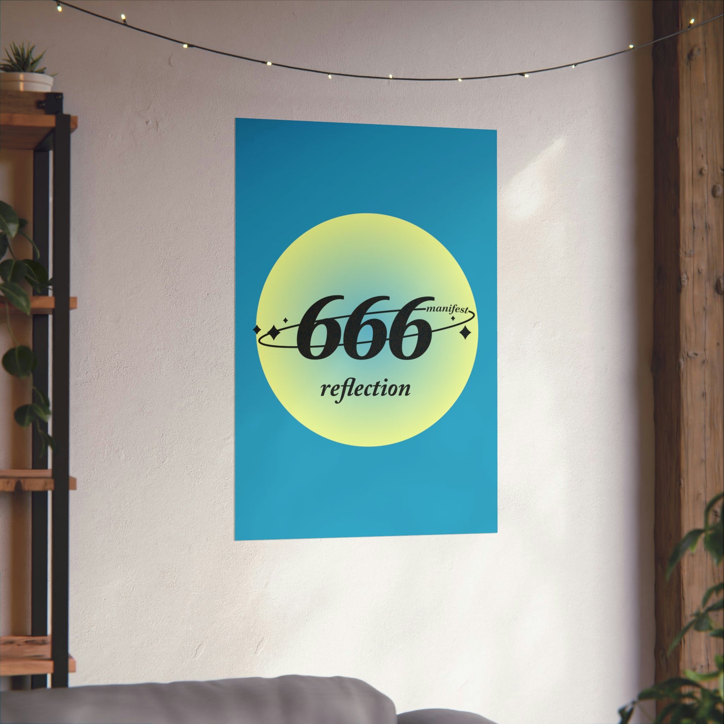 666 Balanced energy poster